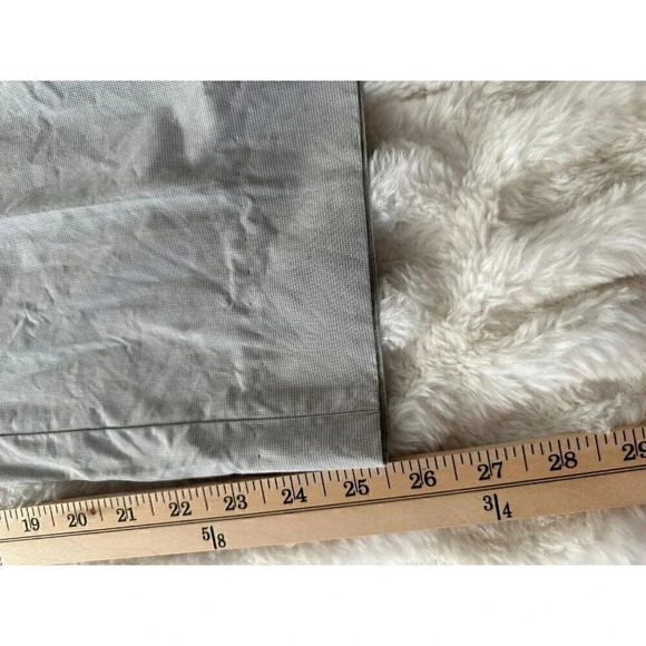 Perry Ellis Men's 30/26 White Portfolio Plaid Dress Slacks Slim Fit - Picture 5 of 5